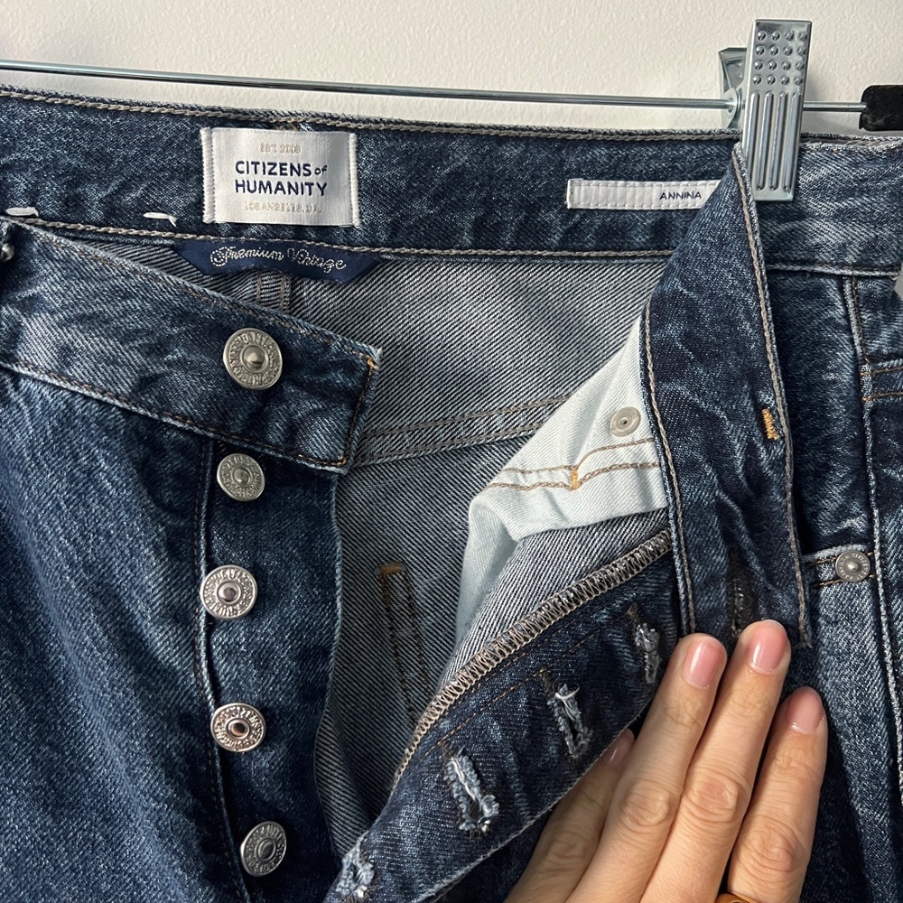 Citizens of Humanity Annina Dark Blue High Rise Jeans